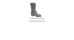 Desktop Screenshot of kulienshoes.com